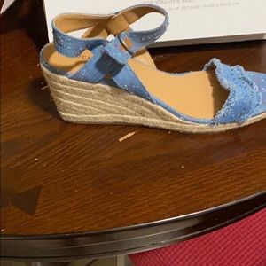 Jean wedge heel sandals